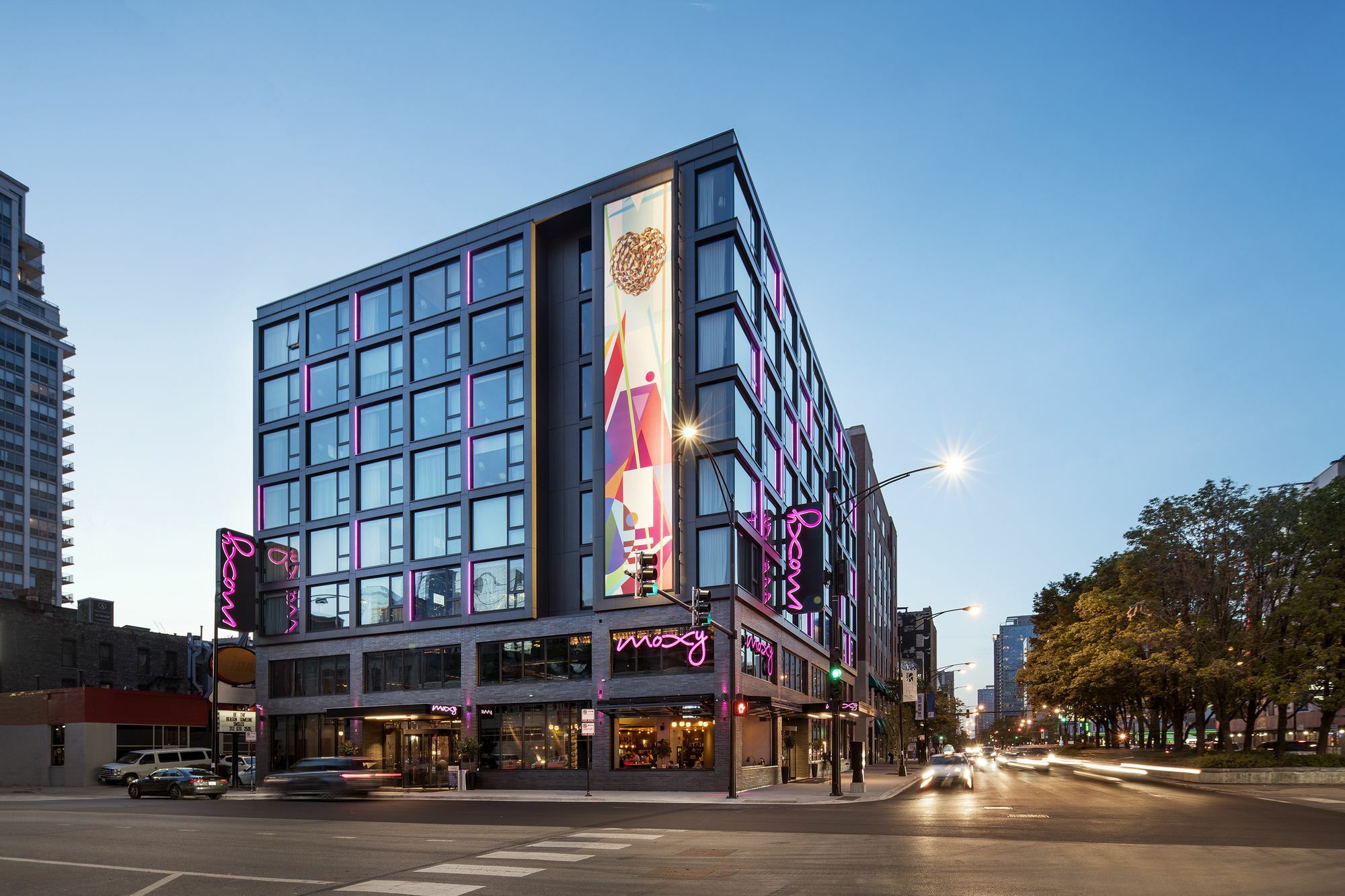 Moxy Chicago Downtown Hotell Exteriör bild